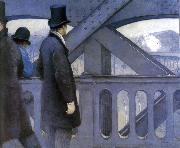 Gustave Caillebotte Bridge painting